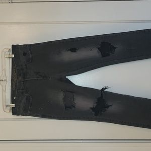 American Eagle black skinny jeans (30x32)